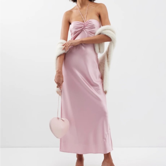 Valora Satin Dress - Picture 1 of 6